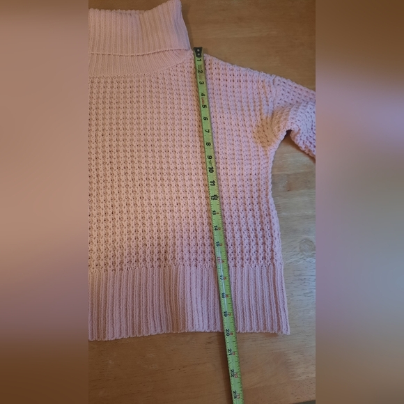 Fashion Nova Soft Pink Turtleneck Sweater - Picture 8 of 10